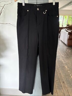 Black women Straight-Leg Pants by SIMON Chang